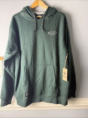 Ski The East Men's Evergreen Pullover Hoodie